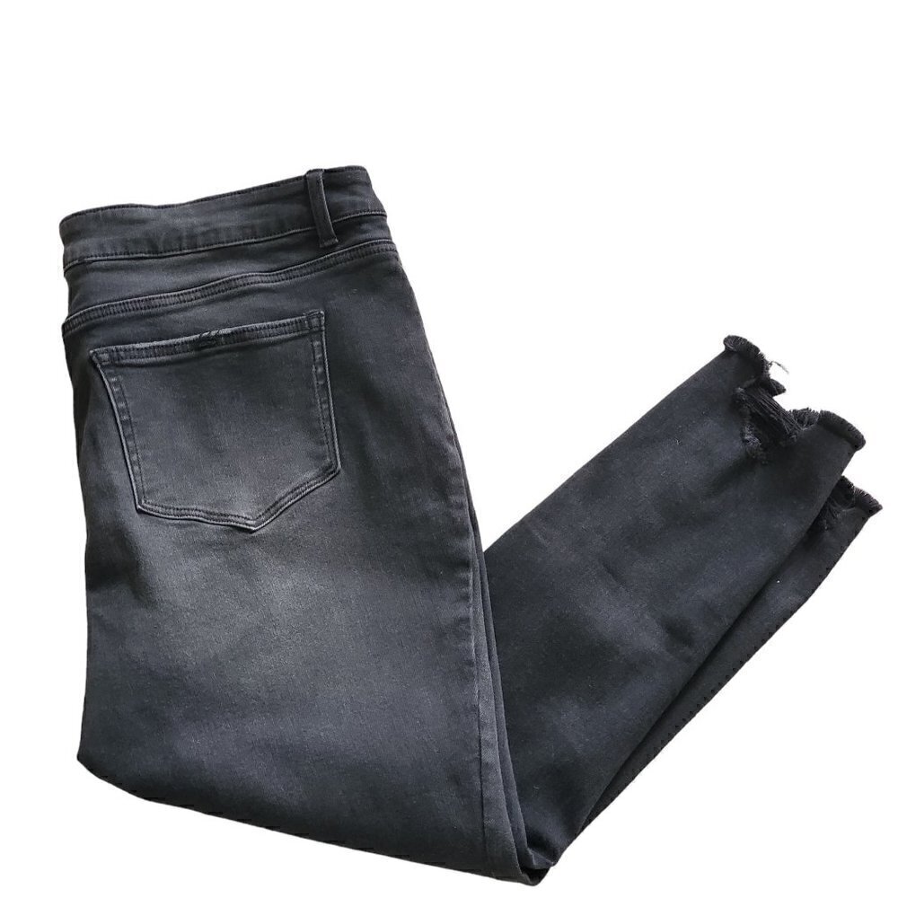 TERRA & SKY BLACK STRETCH JEANS SIZE 16W